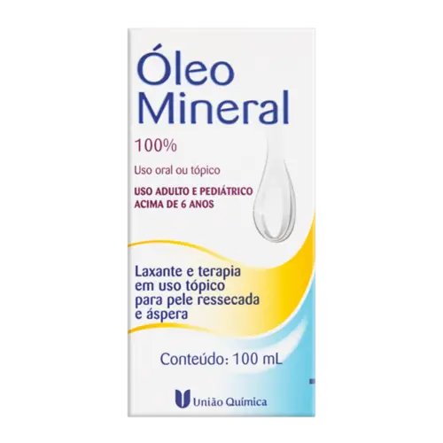 Óleo Mineral União Química 100ml