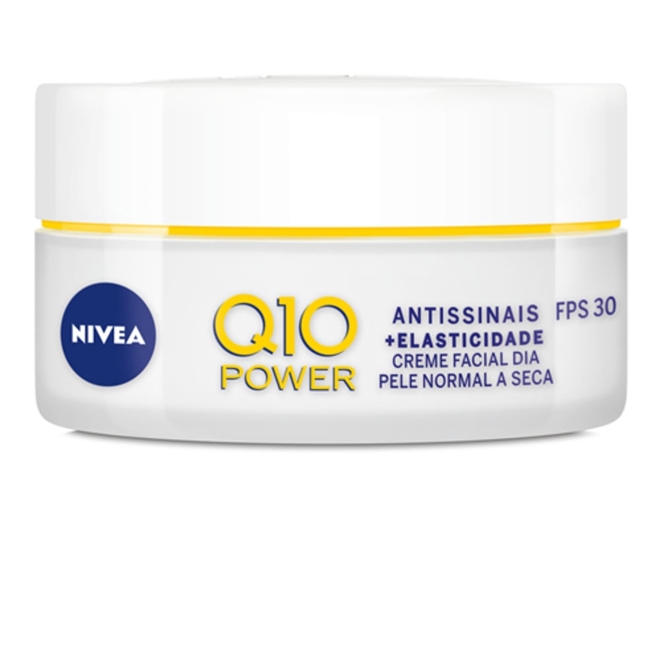 NIVEA Creme Facial Antissinais Q10 Power Dia FPS 30 Pele Mista a Oleosa 50g  50g