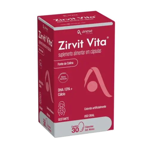 Suplemento Alimentar Zirvit Vita para Gestantes 30 cápsulas