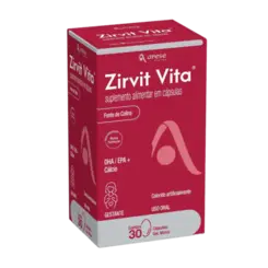 Suplemento Alimentar Zirvit Vita para Gestantes 30 cápsulas