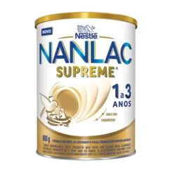Fórmula Infantil NANLAC Supreme Nestlé 1 a 3 anos 800g