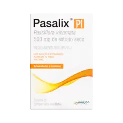 Pasalix PI 500mg com 20 comprimidos