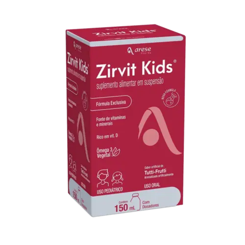 Suplemento Alimentar Zirvit Kids Tutti-Frutti Infantil 150ml + Dosador