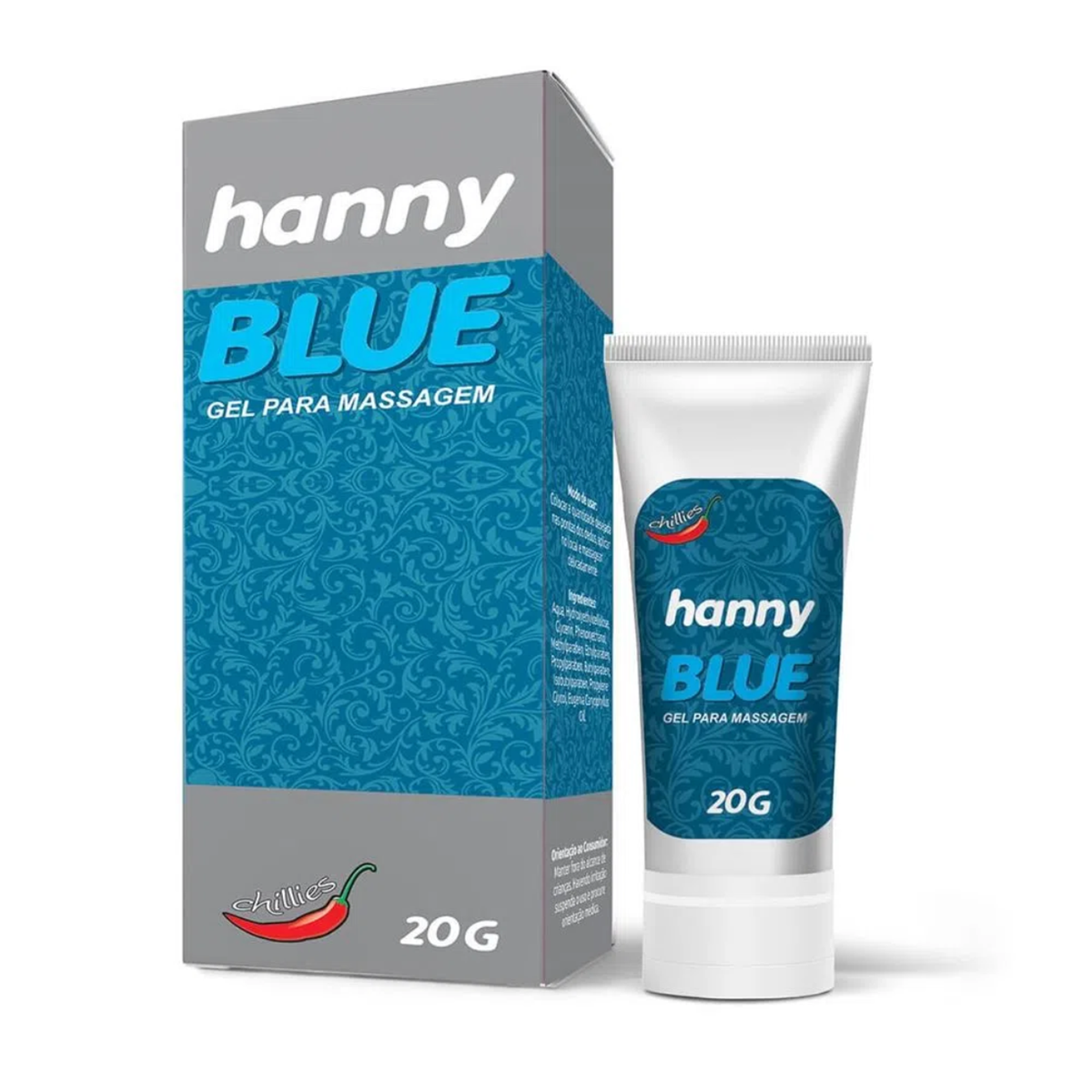 Gel Lubrificante Anestésico Hanny Blue Corporal 20g - Gel Lubrificante ...