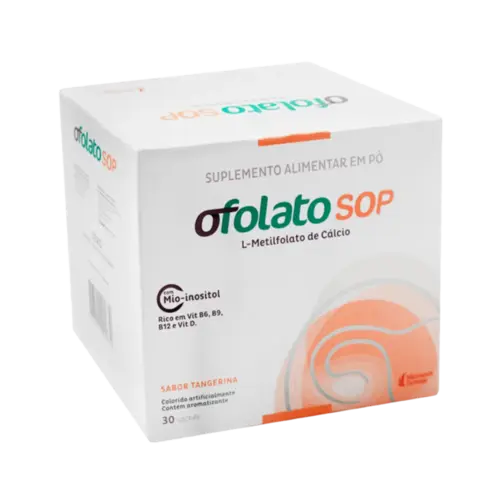 Suplemento Alimentar Ofolato SOP com 30 Sachês