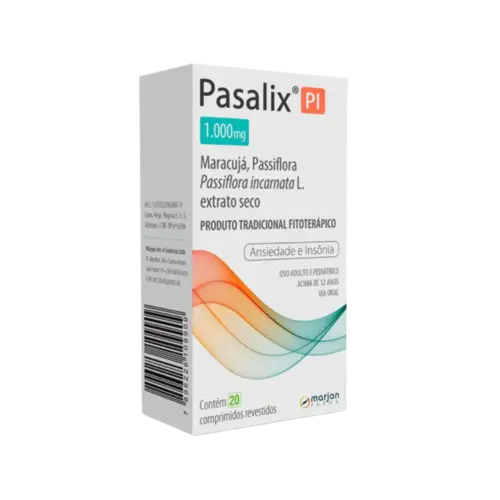Pasalix PI Passiflora Incarnata L.1000mg 20 comprimidos