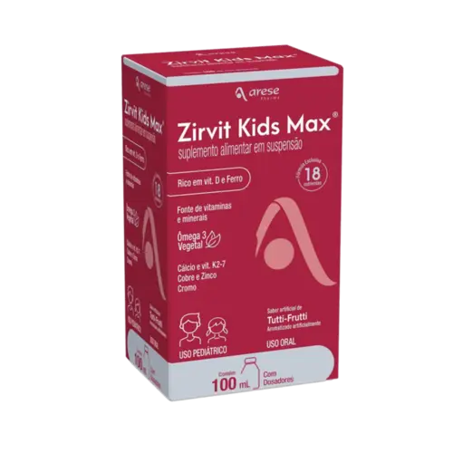 Suplemento Alimentar Zirvit Kids Max frasco 100ml