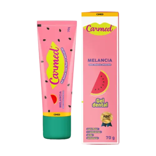 Gel Dental Carmed Melancia Com Flúor 70g