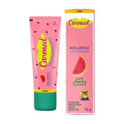 Gel Dental Carmed Melancia Com Flúor 70g