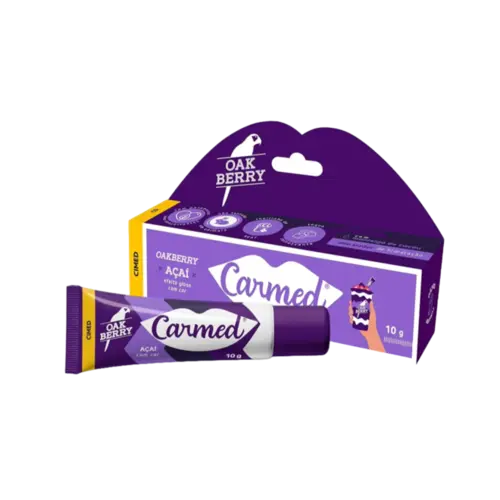 Hidratante Labial Carmed Oakberry Açaí com Cor 10g