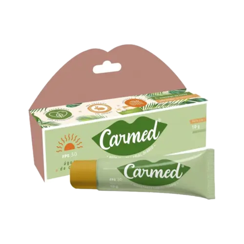 Hidratante Labial Carmed Água de Coco FPS 30 Incolor 10g