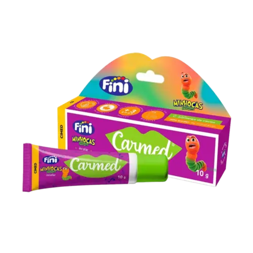 Hidratante Labial Carmed Fini Minhocas Azedinhas Incolor 10g
