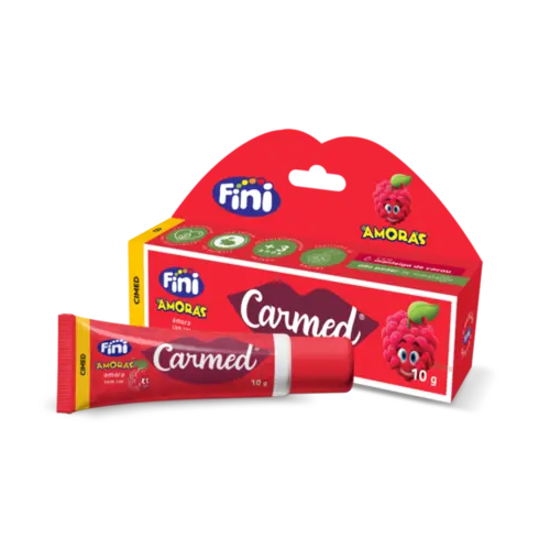 Hidratante Labial Carmed Fini Amoras com Cor 10g