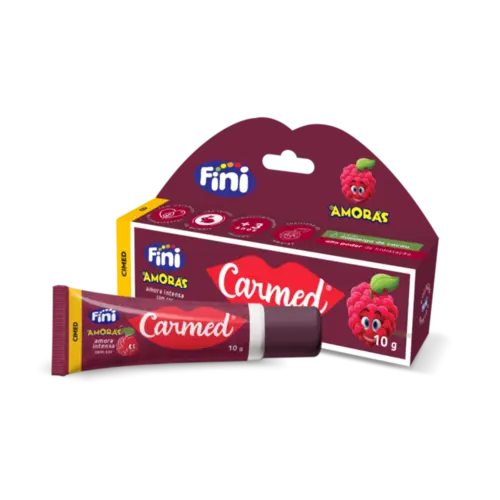 Hidratante Labial Carmed Fini Amoras Intensas com Cor 10g