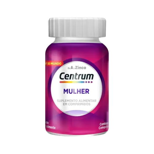 Suplemento Alimentar Centrum Essentials Mulher de A a Zinco 30 comprimidos