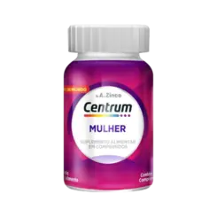 Suplemento Alimentar Centrum Essentials Mulher de A a Zinco 30 comprimidos